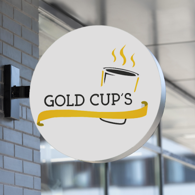 Gold Cups Karton Bardak
